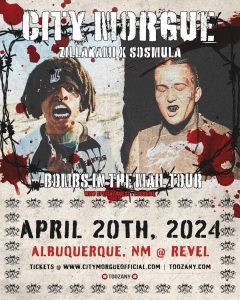 City Morgue: Bombs In The Mail Tour